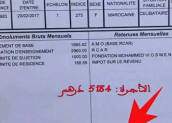 رواتب الأساتذة في المغرب حسب السلم