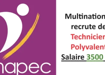 Multinationale recrute des Techniciens Polyvalents Salaire 3500 DHS