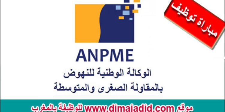 مباراة توظيف 15 منصب بالوكالة الوطنية للنهوض بالمقاولات الصغرى والمتوسطة في عدة درجات وتخصصات، الترشيح قبل 18 شتنبر 2025